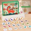 Wooden Dinosaur Alphabet Puzzle For Kids Educational Toy Learning Early Development