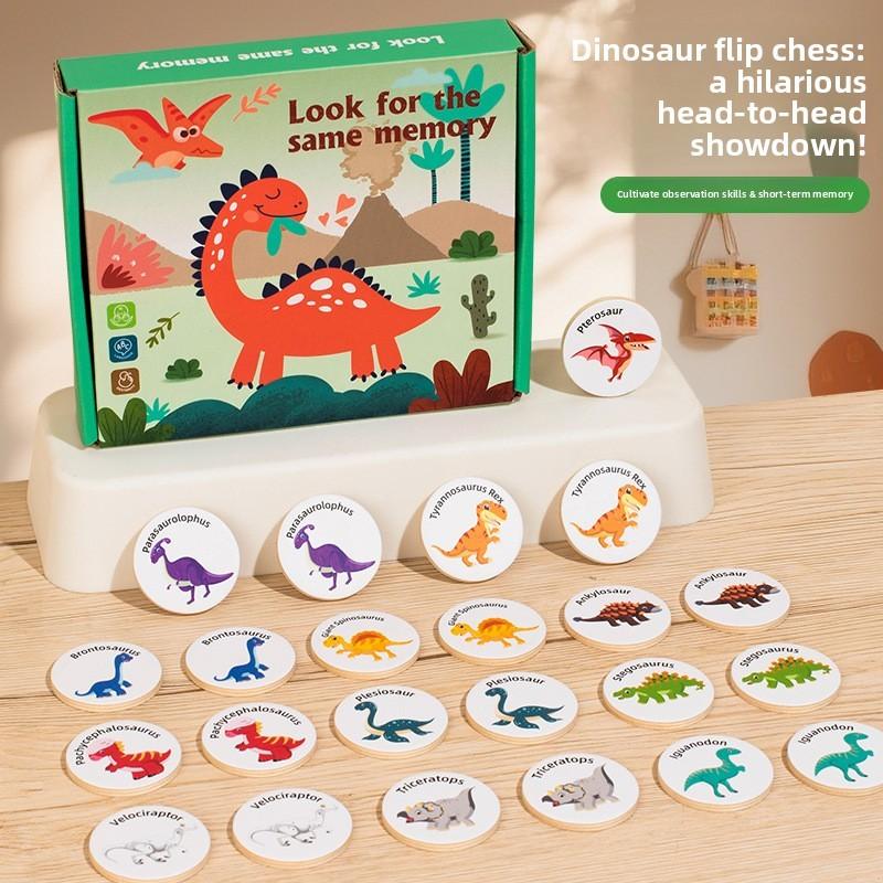 Wooden Dinosaur Alphabet Puzzle For Kids Educational Toy Learning Early Development