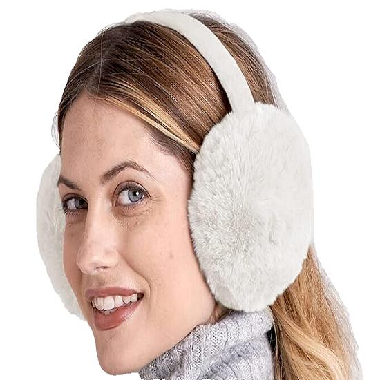 

@ Soft & Warm Cable Fleece Ear Covers Cold Weather For Kids And Women