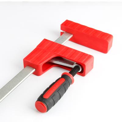 DURATEC 8-24 Inch 1500N Heavy Duty F Parallel Clamp Large Fiture Clamp 80mm Depth Adjustable Clamps for Woodworking