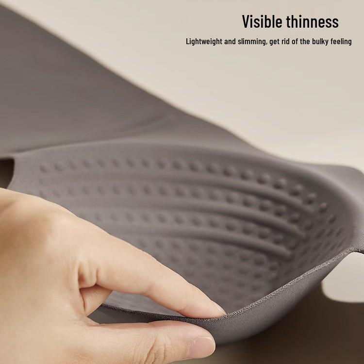 Bezszwowy biustonosz damski: Minimalizuje biust, Wspiera boczki, Bez fiszbin, Bez prześwitów, Podnoszący, Lekki dla większych biustów.