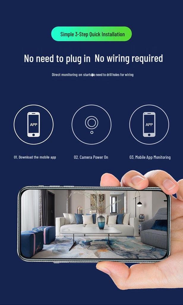 Wireless Smart Outdoor HD Camera - No Network Needed
