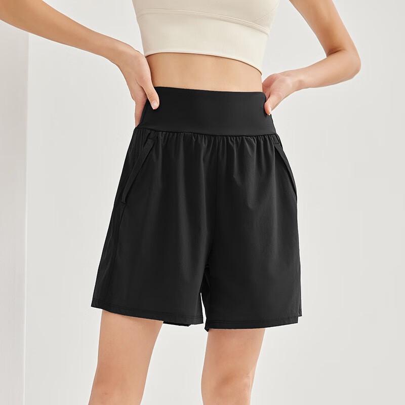 WEZHO Women's High-Waist Quick-Dry Fitness Shorts