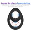New Two-hole Semen Lock Ring Delay Penis Ring Dick Enlargement Long Lasting Silicone Cock Ring Sex Toys For Couples Flirt Adults