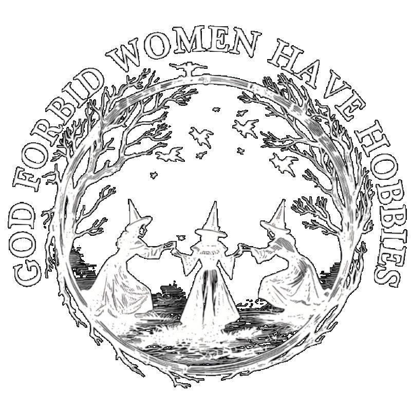 Oversized T Shirt Black God Forbid Women Have Hobbies Forest Moon Design Graphic Print Casual Wear for Women Streetwear Fashion Top