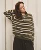 AAU Multi-Stripe Collar Knit_Olive