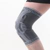 Gestrickte Kniekompressionsbandage mit seitlichen Stabilisatoren Patella-Polster Damen Herren Meniskusriss Verletzung Regeneration Gelenkschmerzen Laufen Sport Kniebandage