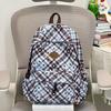 Schoolbag Korean version of junior high school schoolbag female high-value backpack style pattern large-capacity female college student class
