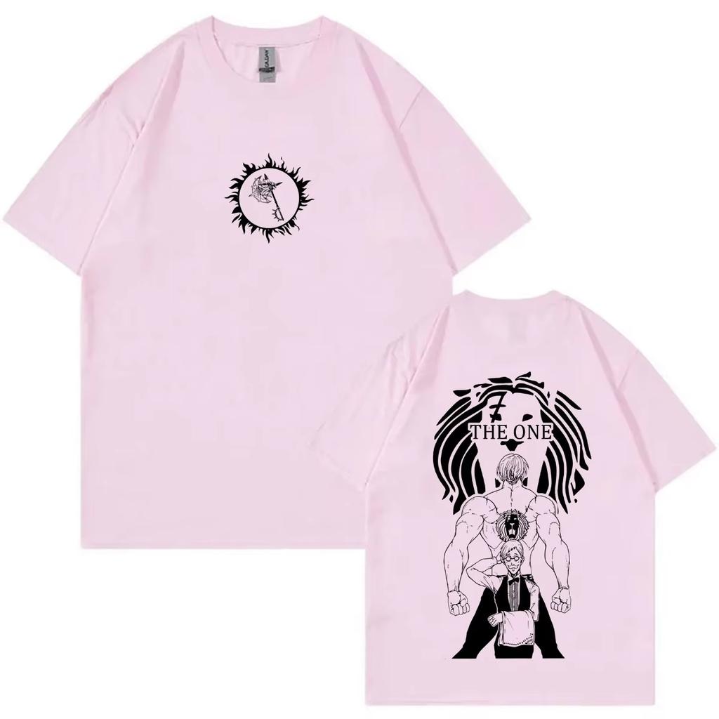 Summer Hot Sale Anime The Seven Deadly Sins Tshirt Lions Sin Of Pride Escanor T Shirt Unisex Harajuku Hip Hop Punk Tshirt