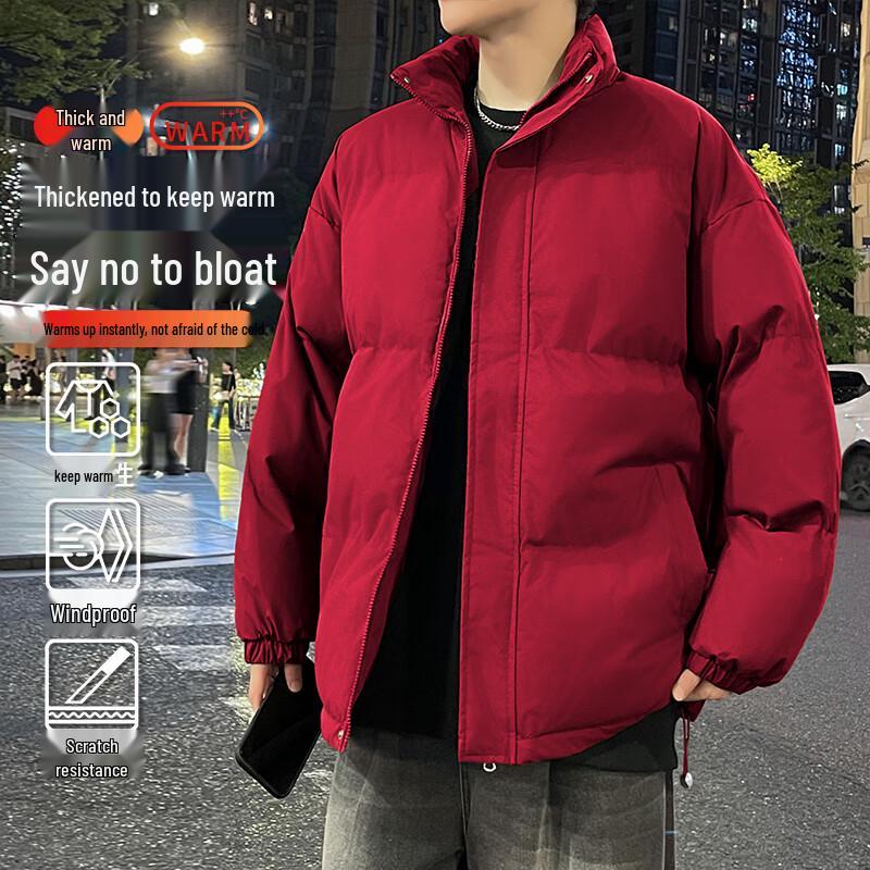 

VUUG Men s 2025 Winter Stand-Collar Padded Jacket 4XL