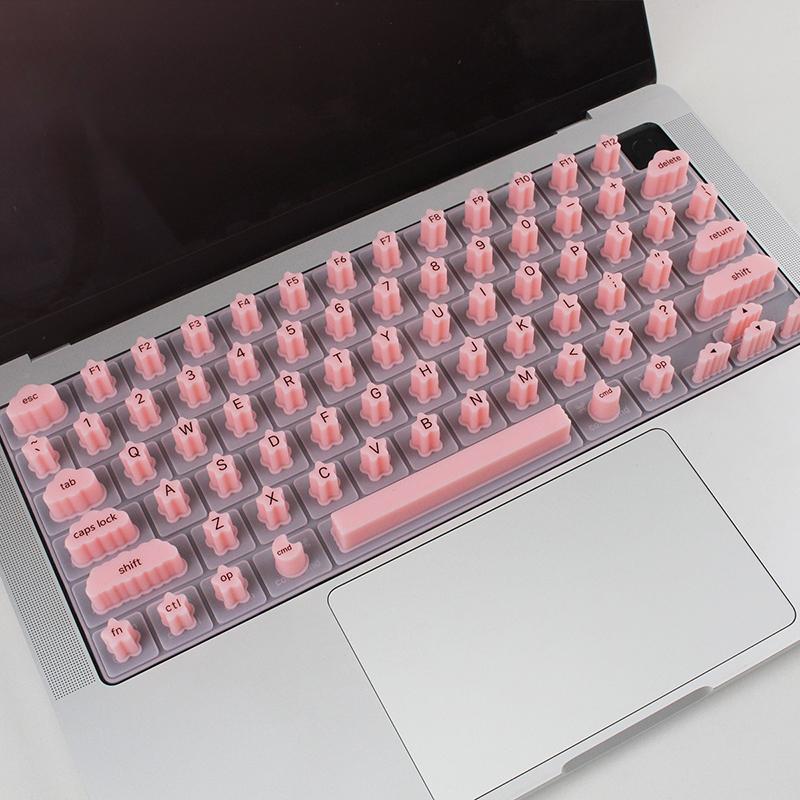 

Nail Silicone Keyboard Protective Film For Laptop Nail Long Nail Button Cap Dust Proof Scratch Proof Nail Typing Artifact