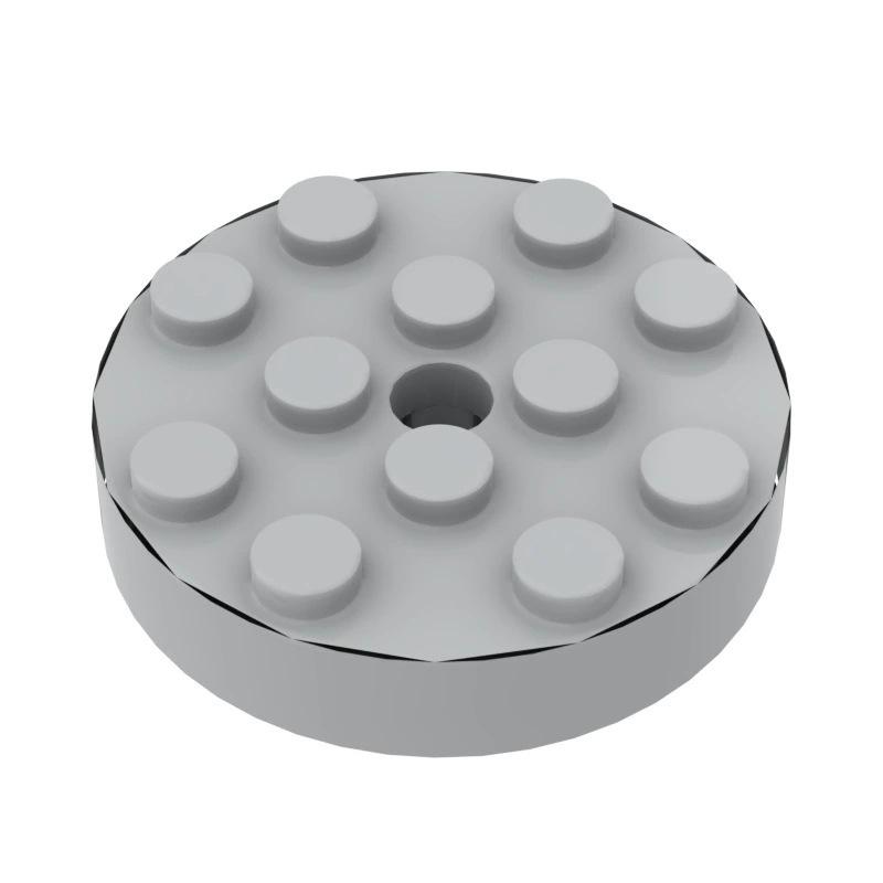 50G Small Particle MOC Building Blocks 4x4 Turntable, Compatible with 3403 Standard