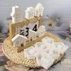 Easy Use Silicone Craft Mould for Customes House Creation Cement Ornaments Gift Making Space Enhancement Tool