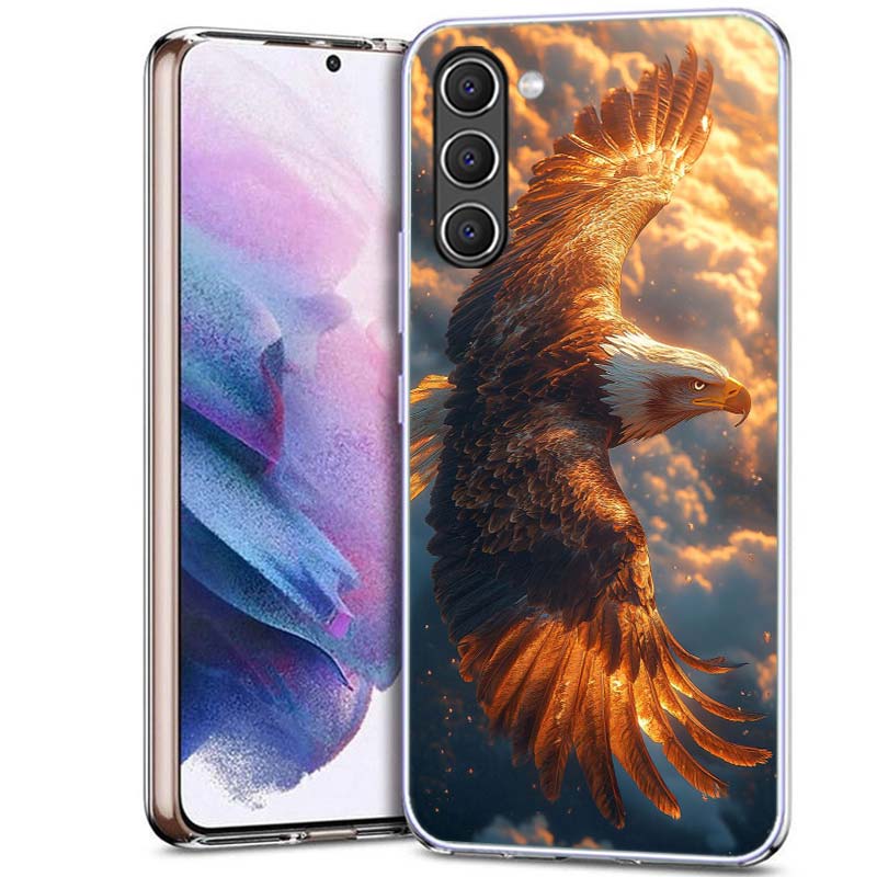 Soaring Eagle Hunting Phone Case for Samsung A54 A14 A24 A34 A17 A37 A57 A55 A35 A25 A15 A13 A23 A33 A53 A07 A05S A04S A03 A73 G