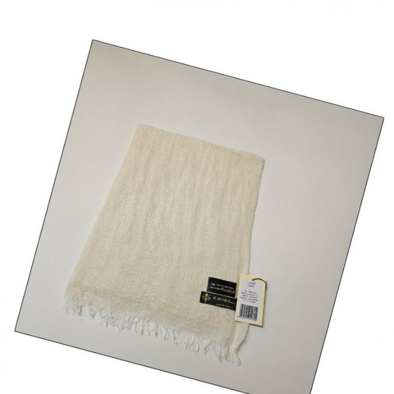 Il Moro Firenze Men Scarf Ivory Linen Lo25