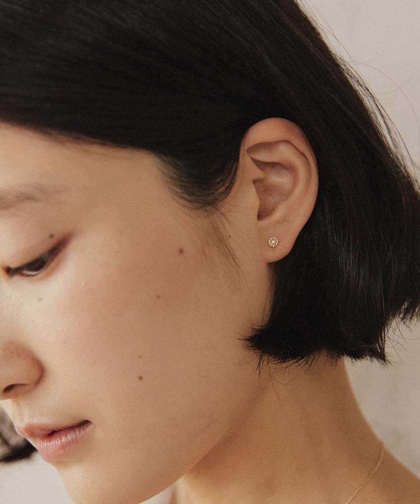 Ordor [14K] Birth Flower Earrings