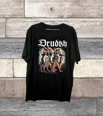 T-shirt Noir Groupe Drudkh Coton Taille Unique Unisexe T-shirt Unisexe