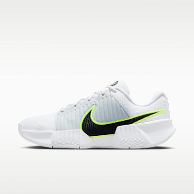 Nike GP Challenge Pro Abrasion Resistant Low top Tennis Shoes Men s Wh 40