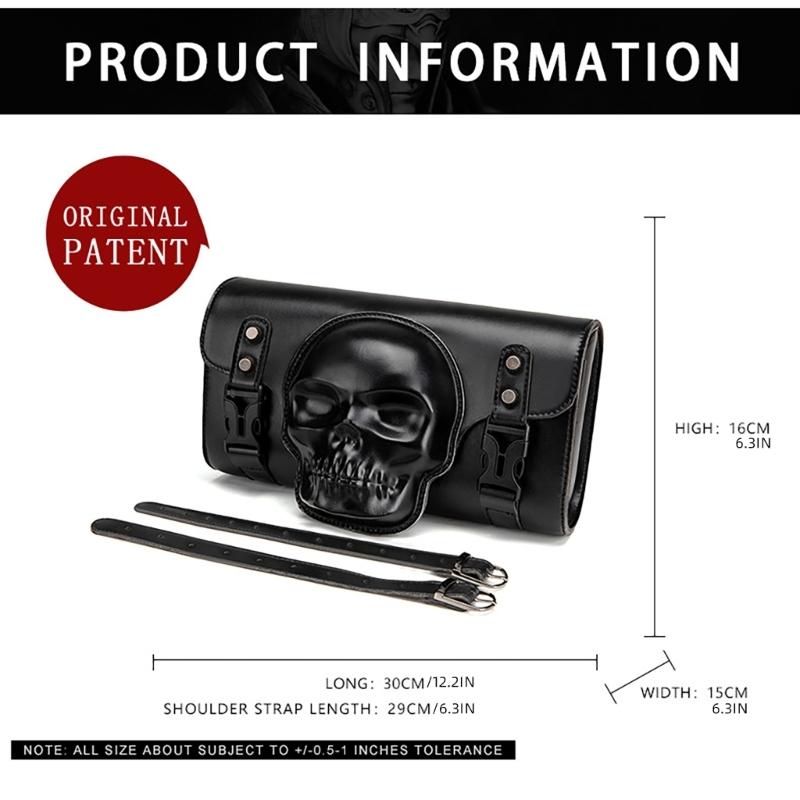 Motorbike Tool Bag Front Fork Handlebar Bag Storage Pouch Universal Front Bag Motorcycle Front Bag Vintage Saddlebag