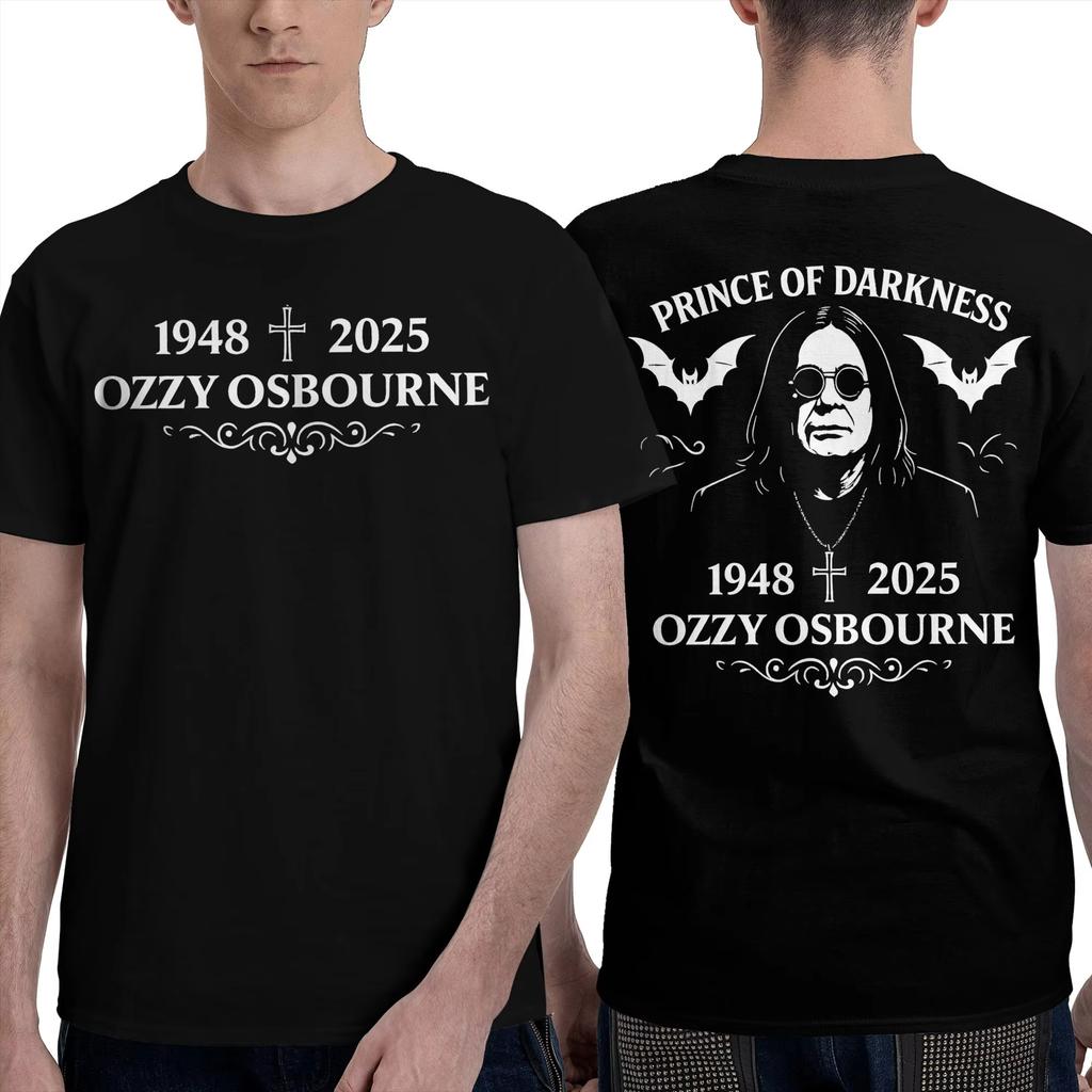 Lustiges Rock Ozzy Osbourne T-Shirt für Männer Frauen O-Ausschnitt Baumwolle T-Shirts Up The Villa 2025 Kurzarm T-Shirts Sommerkleidung