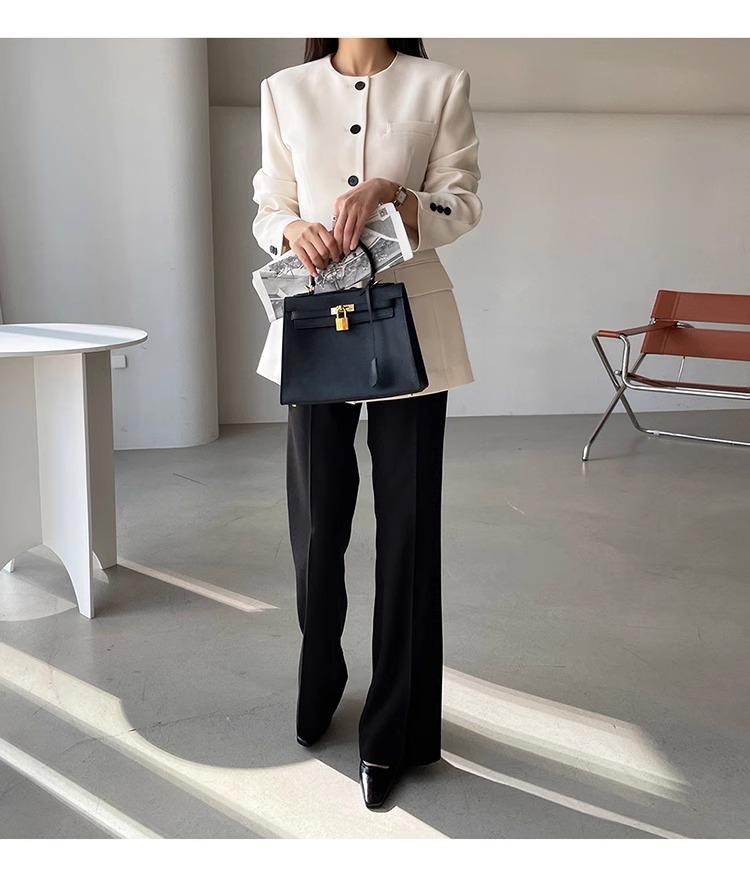 High-Waisted Women's Petite Flare Pants - Autumn/Winter 2024 Collection