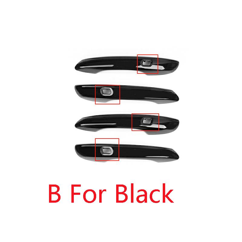 For Genesis GV70/G80/GV80 Carbon Fiber Exterior Door Handle Decoration Cover Trim Exterior Accessories LHD