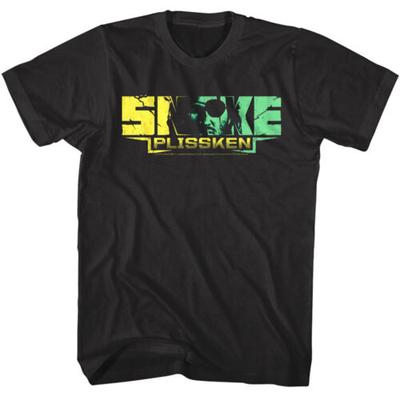 Flucht aus New York Snake Plisskin shhhh Herren's T-Shirt Augenklappe Kurt Russell - Herren Sommer Baumwolle Grafik-T-Shirt