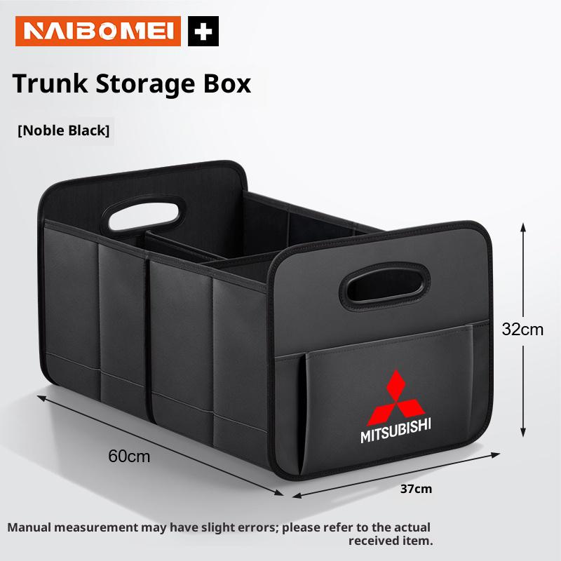 

For Mitsubishi Outlander Pajero Asx Lancer EX Evolution X L200 Ralliart Triton Car Trunk Foldable Large Capacity Storage Box чёрный