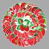 50pc Trendy Strawberry Stickers for Laptops, Cars, and Decoration