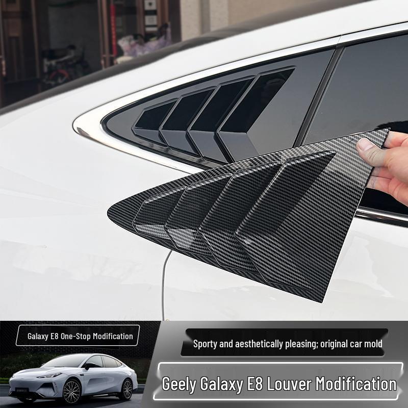 Geely Galaxy E8 Rear Triangle Window Shark Fin Sticker