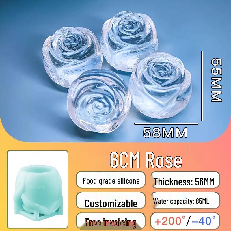 Crocodile-Shaped Silicone Ice Cube Tray for Whiskey – Large, Food-Grade, Cartoon Design