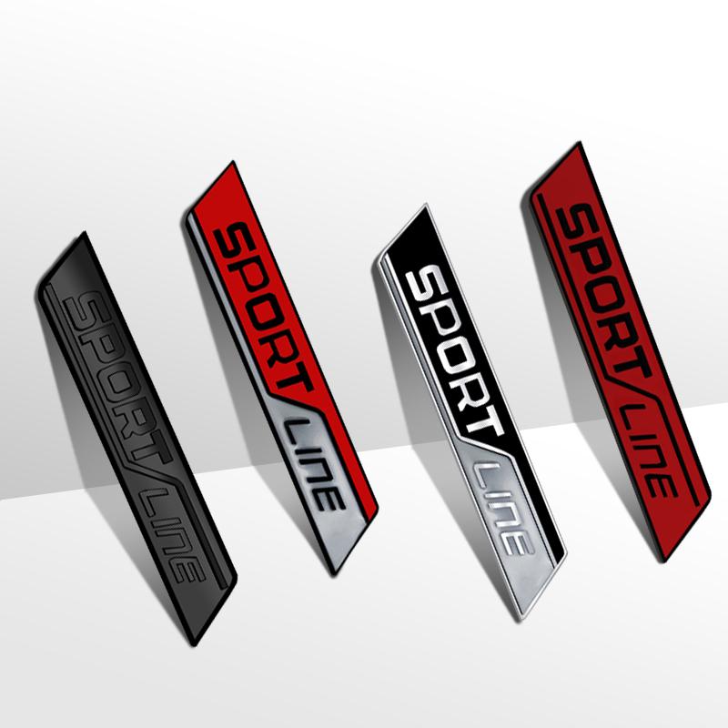 Cycr3 Auto Metal For Skoda Sportsline Grille Logo Fabia Rapid Octavia Superb KAMIQ KODIAQ Car Interior Badge Decals Trunk Sticker