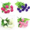 Exquisite 9 Heads Artificial Carnation Bouquet For Realistic Home And Wedding Floral Decor