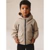 Boys' Hooded Jacket, New Autumn and Winter Thickened Windproof Outdoor Casual Jacket, Kidsren's Zipper Shirt, Quilted Top