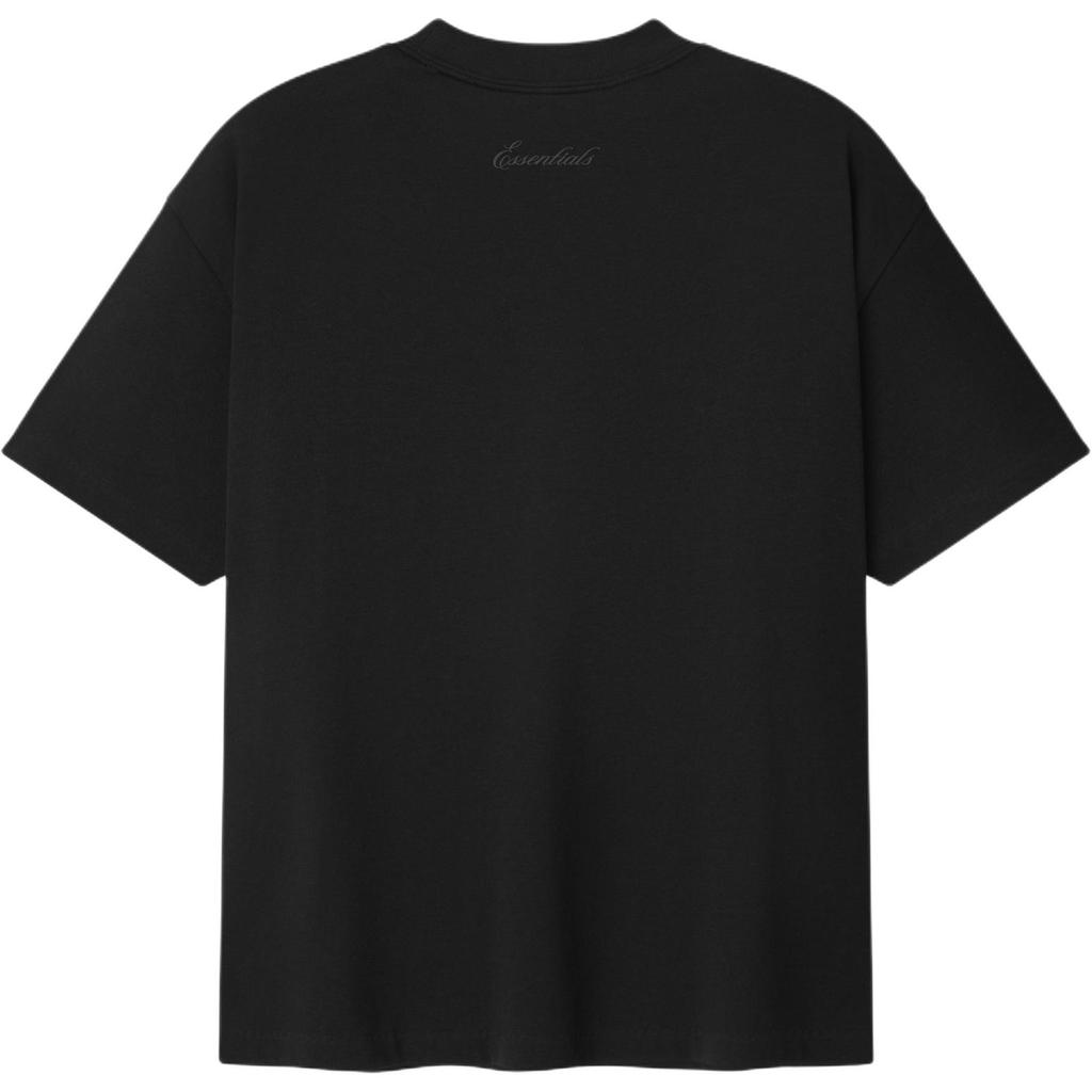 Fear of God Essentials Signature Essential Tee Vintage Black Men Tops 125SP264221F