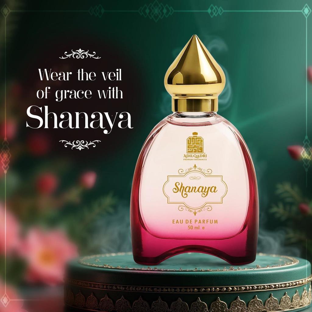 Adilqadri Shanaya Parfum voor Mannen & Vrouwen | Arabische & Franse Blend | Langdurig Eau De Parfum met Chocolade-, Amber- & Houtachtige Noten |