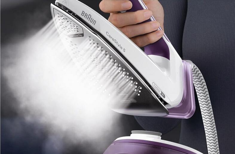 Steam Generator BRAUN IS524, Violet & White