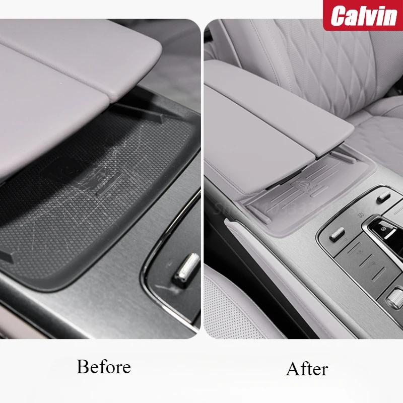 PO2 For BYD Tang DMi/EV Car Wireless Charging Panel Silicone Pad Anti-skid Pad Car Interior Modification Protective Pad Accessories