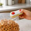 2 in 1 Design Mini Sealing Machine Rechargeable Sealing Clamp Portable Bag Sealer  Snack Sealing