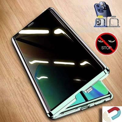 Magnetic Adsorption Anti-Peep Privacy Case for Vivo iQOO Neo10/ Neo9/ Neo8/ Neo7 with Camera Lens Protection Double-Sided Glass Cover