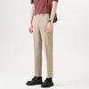 Light Luxury Men's Casual Small Trousers Elastic Small Straight Men's Trousers Nine-point Trousers Color Spinning Youth Trousers Men