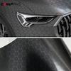 Self Adhesive Diamond Forged Carbon Film Black Carbon Fiber Sticker Air-release Technology Waterproof Stickers Auto Accessories