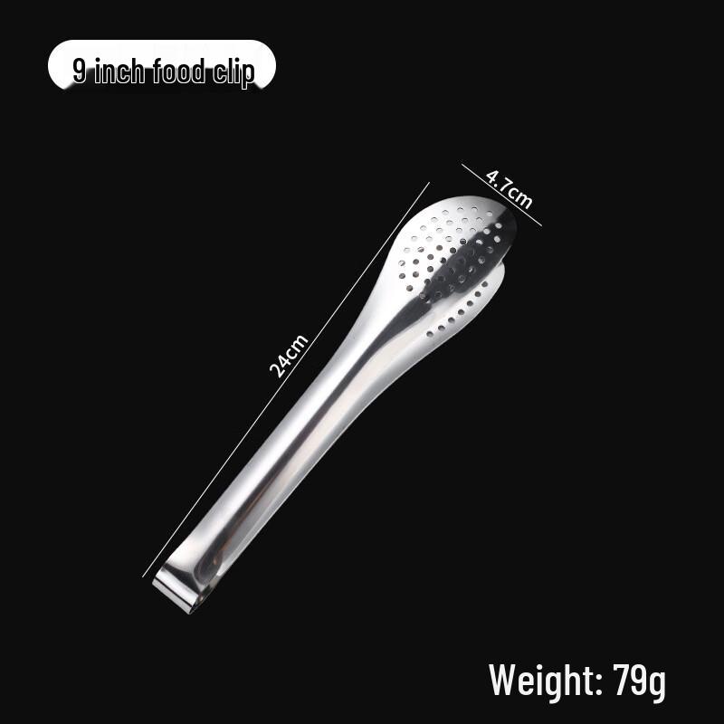 

Zhi Shi 9-inch Stainless Steel Food Tongs (3-pack)