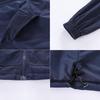 MengteJiao 2025 Unisex Kids' Workwear Style Jacket & Jogger Set