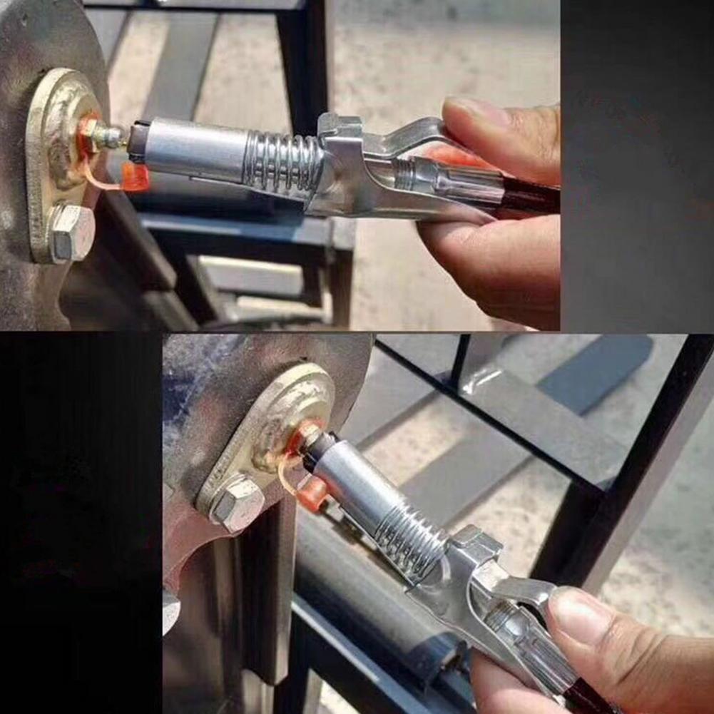 Quick Release Grease Coupler GreaseAdapter 10000 Psi High-pressure Oil Injection Nozzles With 2-Handle GreaseAccessory