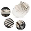 Tumme Piano 8 Tangenter Mini Bärbar Akrylmaterial Dekoration Gåva MusikinstrumentOval Kristall
