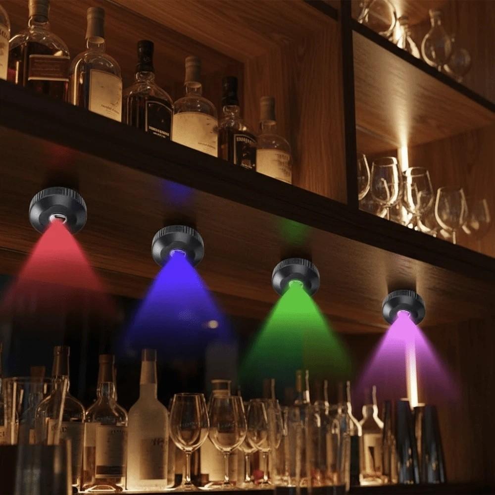 3 Stück/Set Fernbedienung RGB Stimmungs-Nachtlicht Farbwechselndes USB-Ladelicht Geburtstagsparty