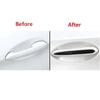 4Pcs/set ABS Car Door Handle Molding Cover Trim Carbon Fiber Look for BMW 5 Series G30 530li X3 X4 G02 2018- Exterior Parts