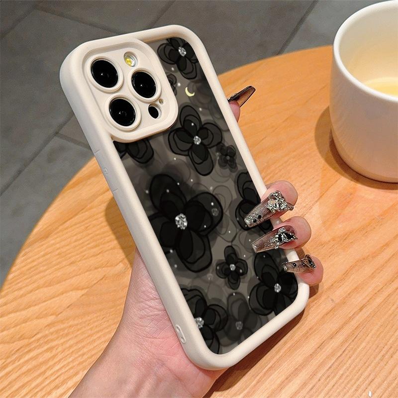 Camellia for iPhone13 Apple 14promax Mobile Phone Case 12 Creative 11 Personality 15plus Soft Case 16