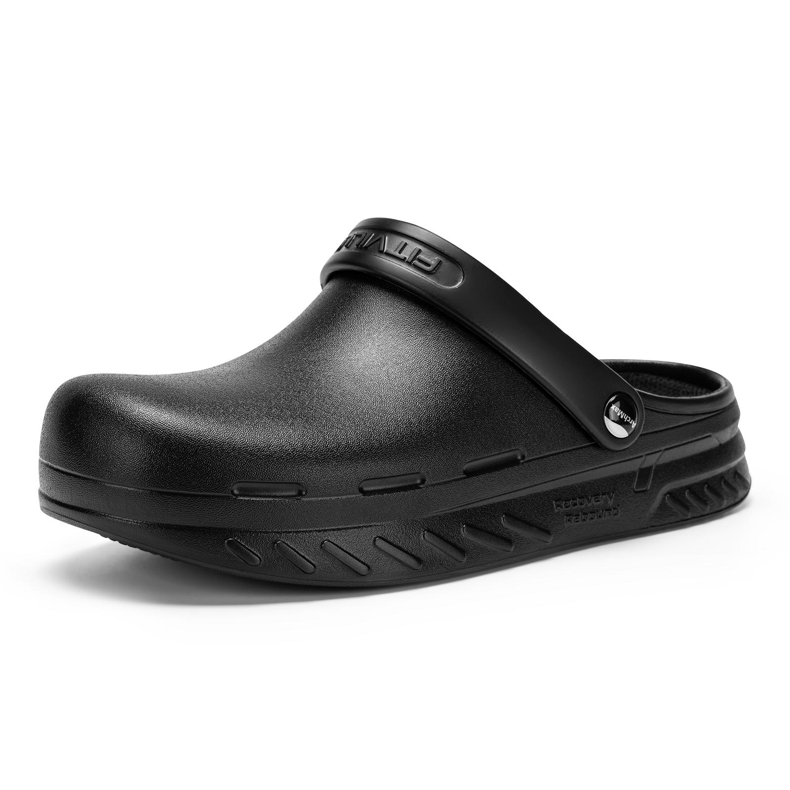 Fitville Men`S Sandals Wide Garden Clogs